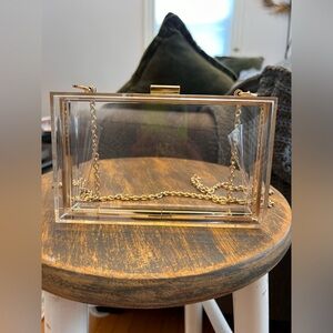 Clear clutch/purse